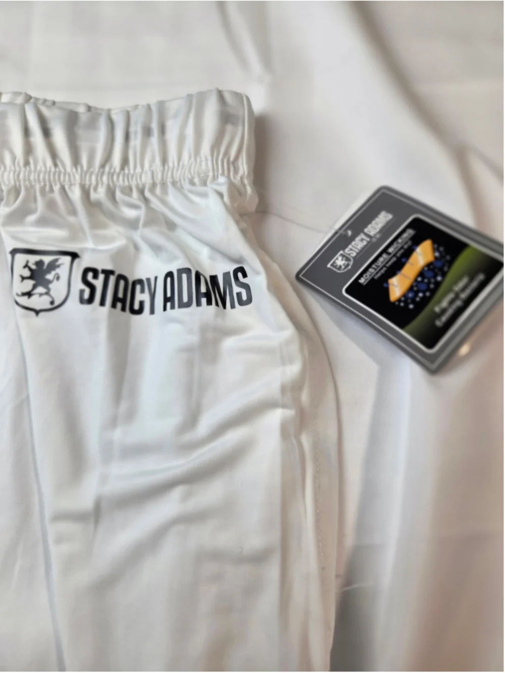 Men's Stacy Adams Moisture Wicking Boxers White Size XL New NWT #1647